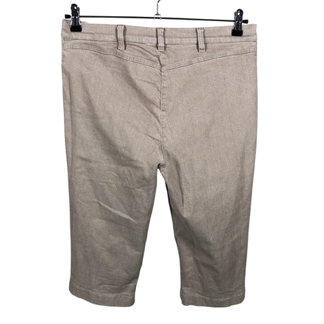 Unisex Voglia - Teksast poolpikad püksid, suurus 44 - Beige (2)