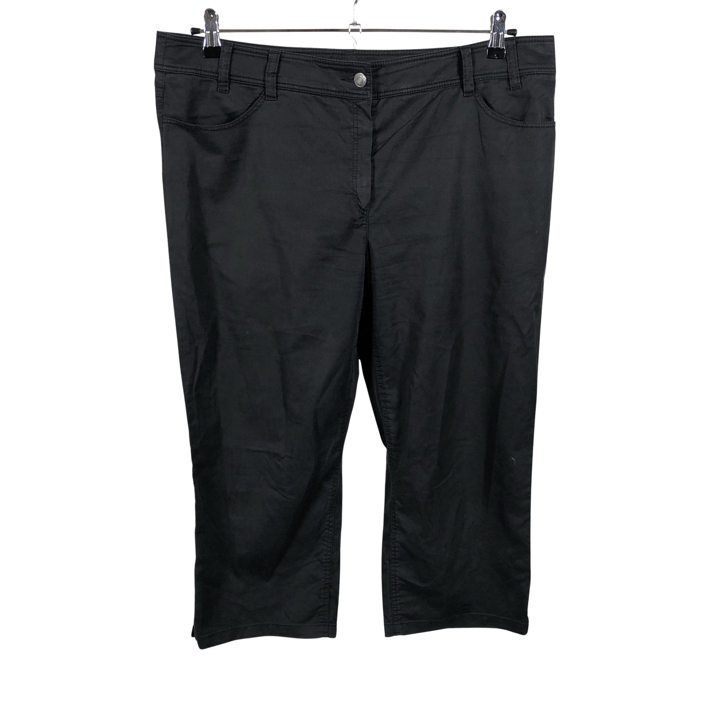 Unisex Voglia - Teksast poolpikad püksid, suurus 46 - Must (1)