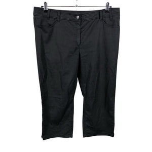 Unisex Voglia - Teksast poolpikad püksid, suurus 46 - Must (1)