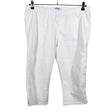 Unisex Voglia - Mittevenivad poolpikad püksid, suurus 44 - Valge ()
