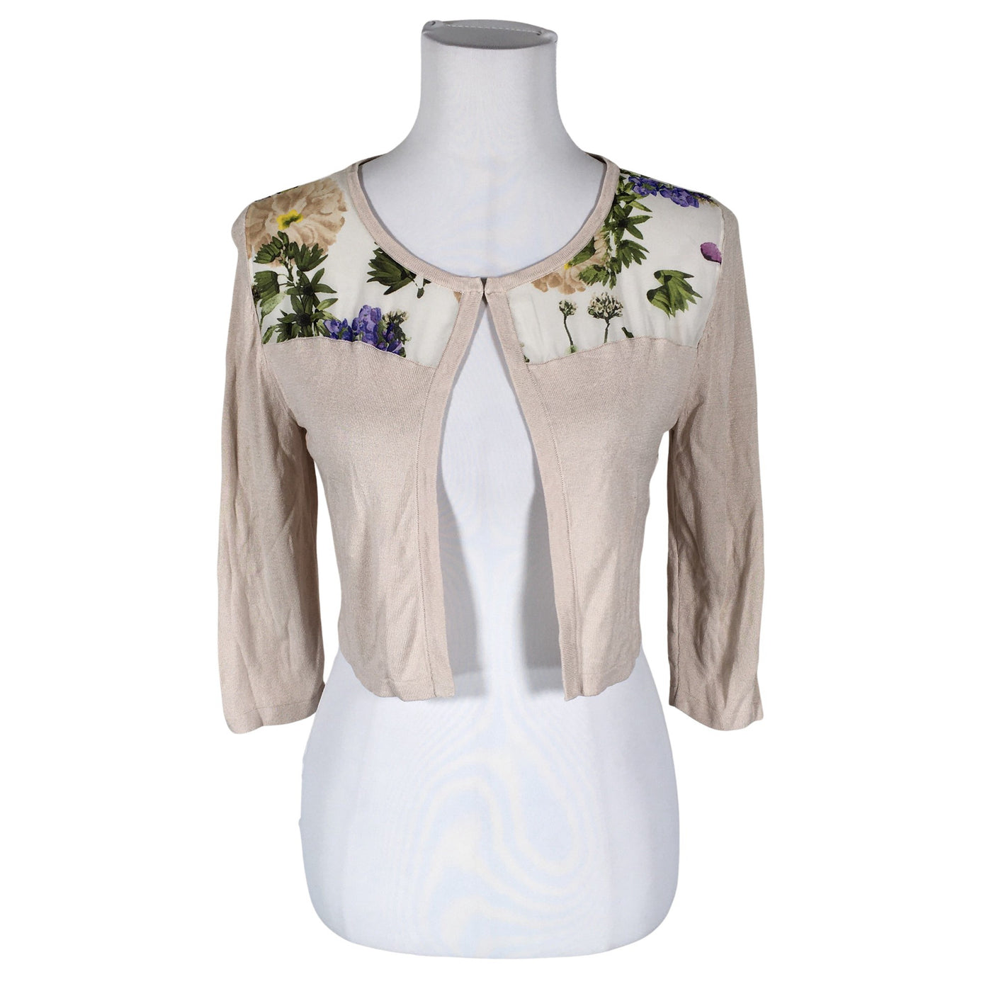 Unisex Esprit - Kootud boolero, suurus 38 - Beige (1)