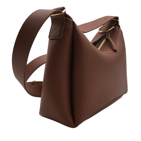 Unisex Poléne - Õlakott, suurus Midi - Pruun (2)