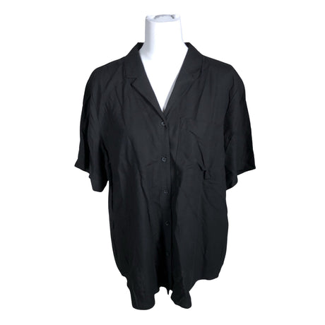 Unisex Weekday - Lühikeste käistega pluus, suurus 38 - Must ()