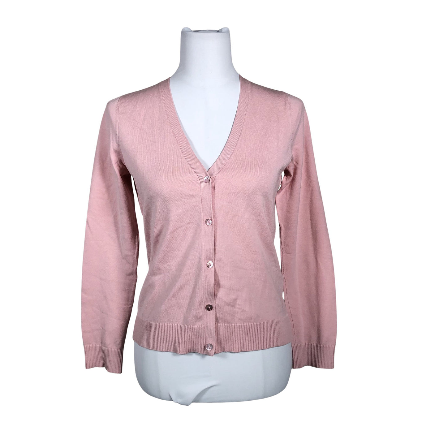 Unisex August Silk - Kardigan, suurus 38 - Heleroosa (1)