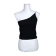 Unisex Tommy Jeans (Tommy Hilfiger) - Trikotaažist topp, suurus 40 - Must ()