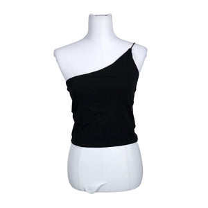 Unisex Tommy Jeans (Tommy Hilfiger) - Trikotaažist topp, suurus 40 - Must (1)