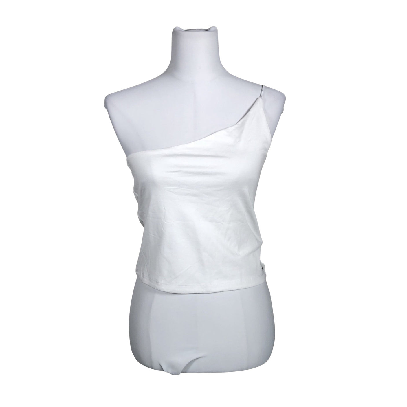 Unisex Tommy Jeans (Tommy Hilfiger) - Trikotaažist topp, suurus 40 - Valge (1)