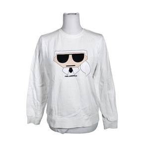 Unisex Karl Lagerfeld - Dressikangast pluus, suurus 38 - Valge (1)