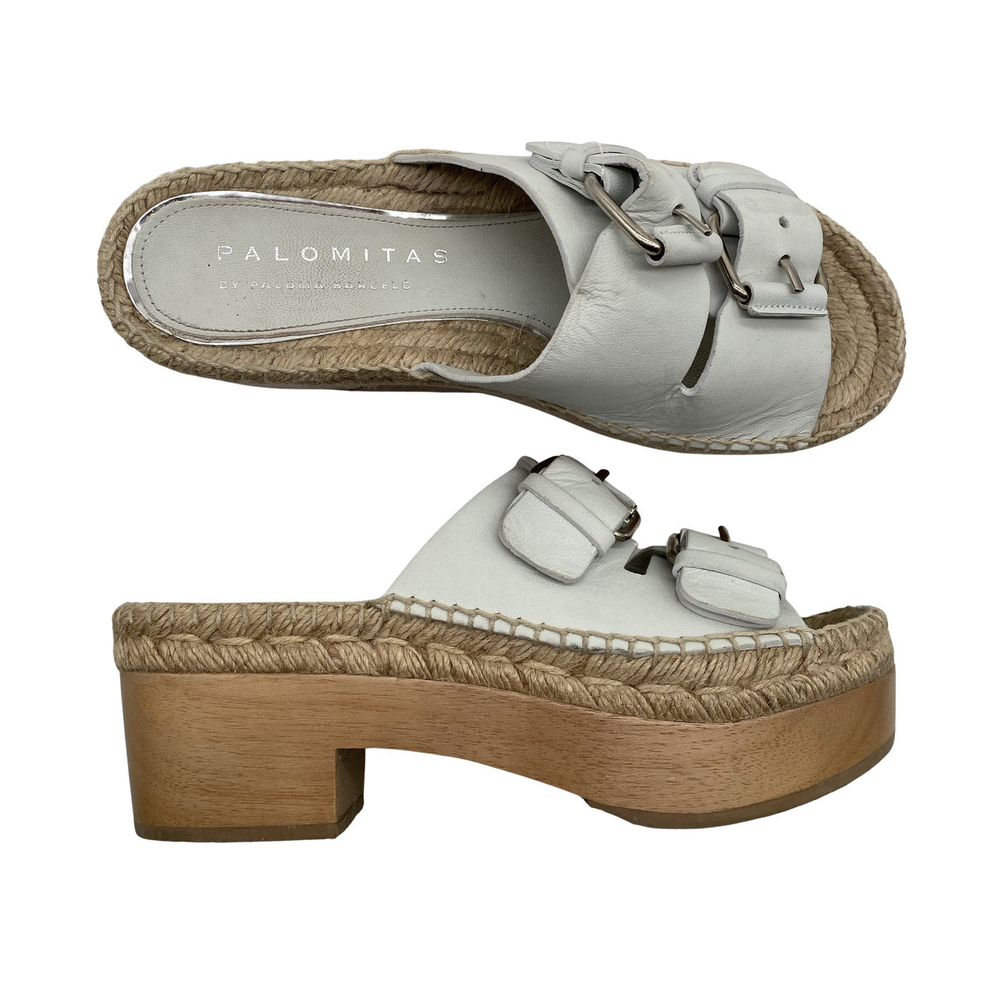Unisex Paloma Barcelo - Kontsaga rihmikud, suurus 38 - Beige (1)