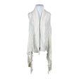 Unisex Rag&Bone - Kootud vest, suurus 42 - Looduslik valge ()