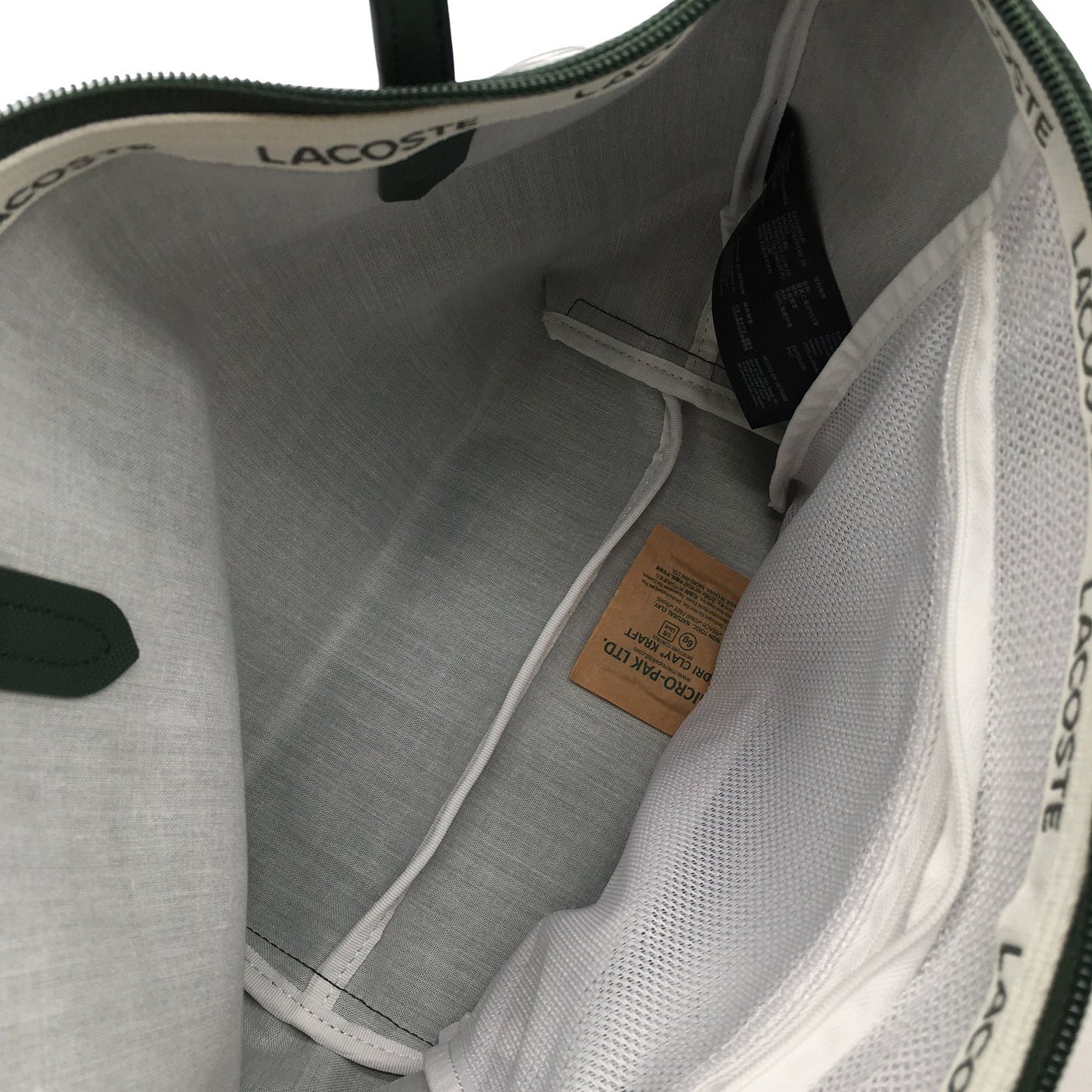 Unisex Lacoste - Käekott, suurus Midi - Roheline (2)