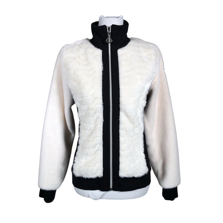 Unisex Luhta - Kunstkarusnahast mantel, suurus 36 - Looduslik valge ()