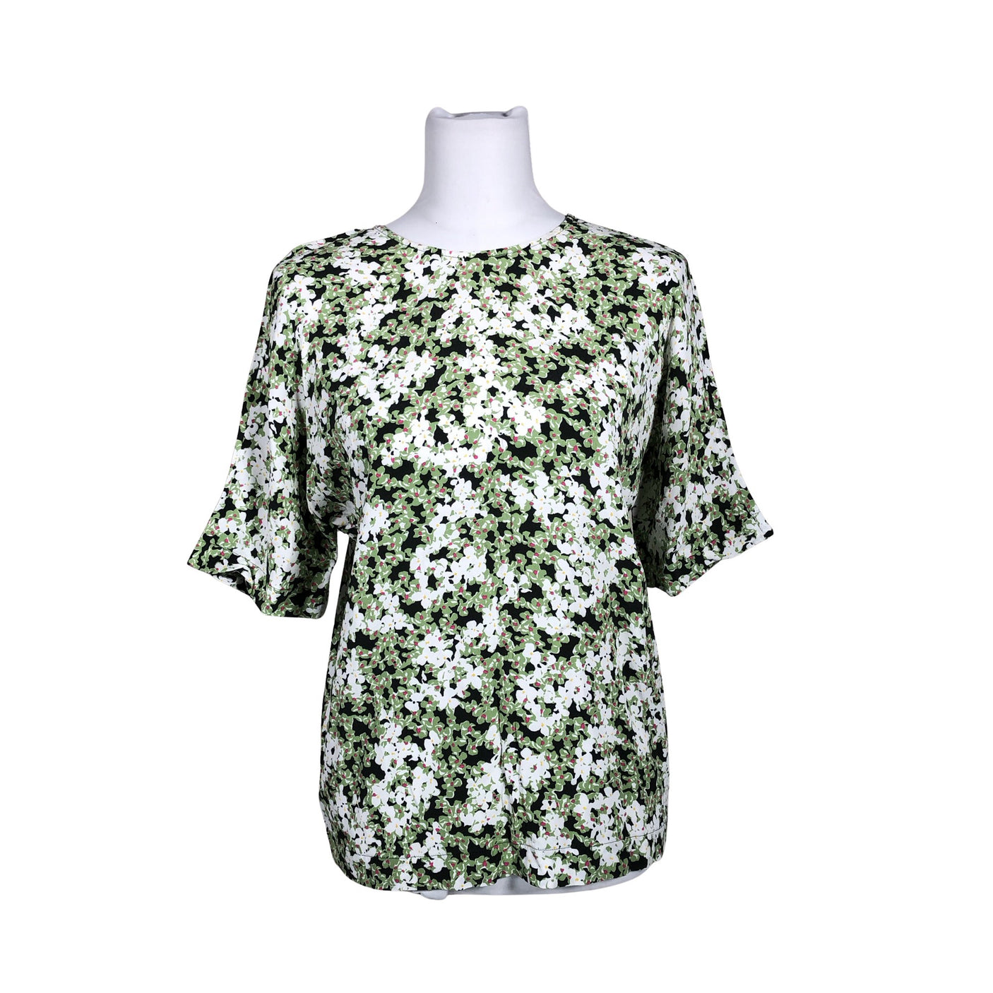 Unisex Marimekko - Lühikeste käistega pluus, suurus 38 - Roheline (1)