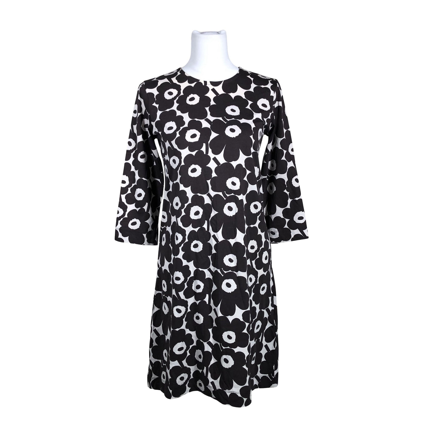 Unisex Marimekko - Trikotaažist kleit, suurus 34 - Pruun (1)