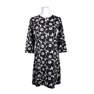 Unisex Marimekko - Trikotaažist kleit, suurus 34 - Pruun (1)