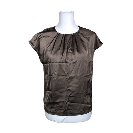 Unisex Ril's - Lühikeste käistega pluus, suurus 34 - Pruun ()