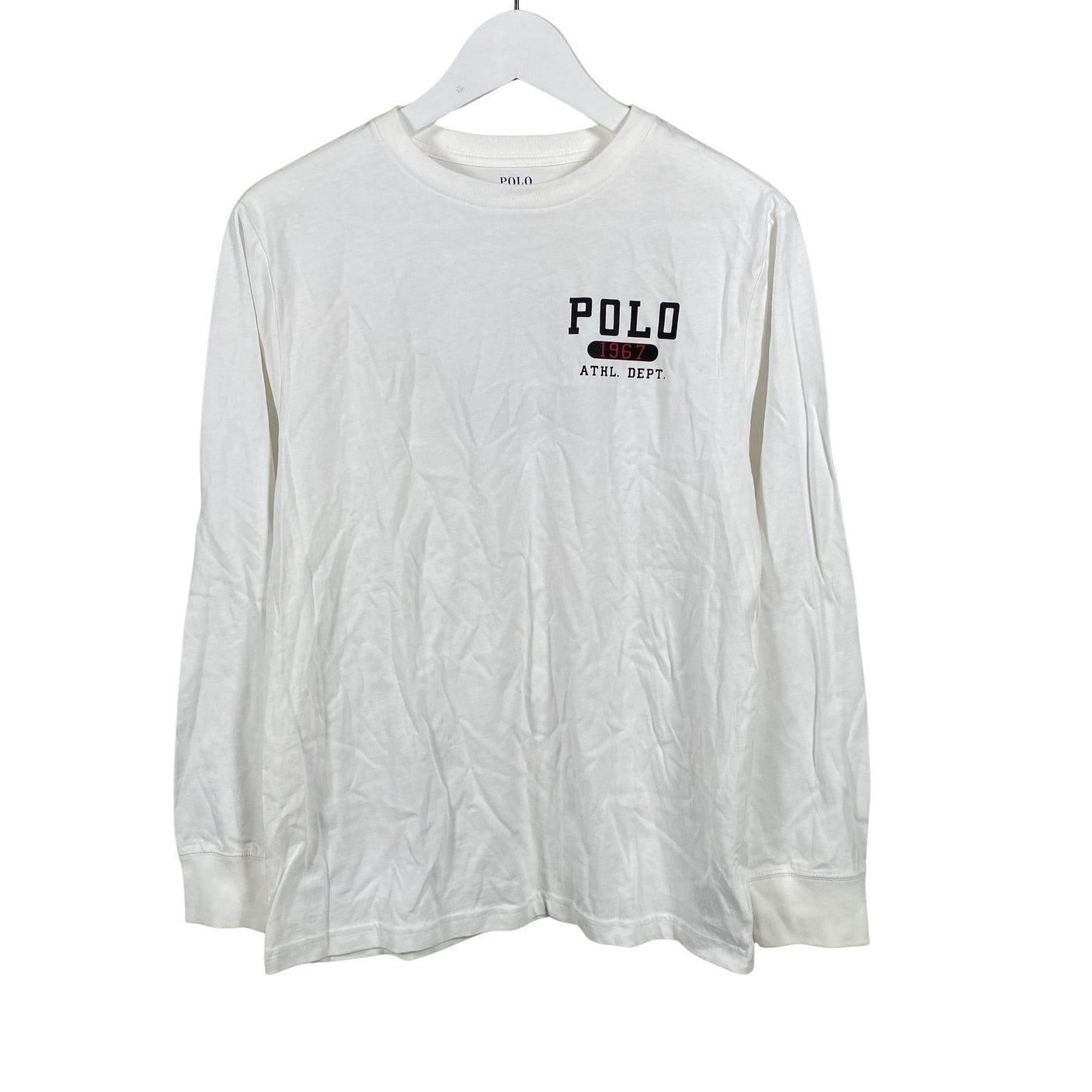 Unisex Polo Ralph Lauren - Trikotaažist pluus, suurus 158 - 164 - Valge (1)