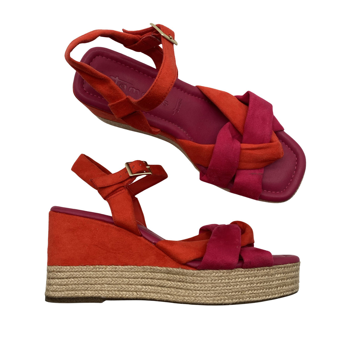 Unisex Tamaris - Kiilkontsaga rihmikud, suurus 39 - Roosa (1)