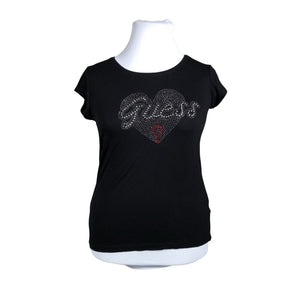 Unisex Guess - T-särk, suurus 42 - Must (1)