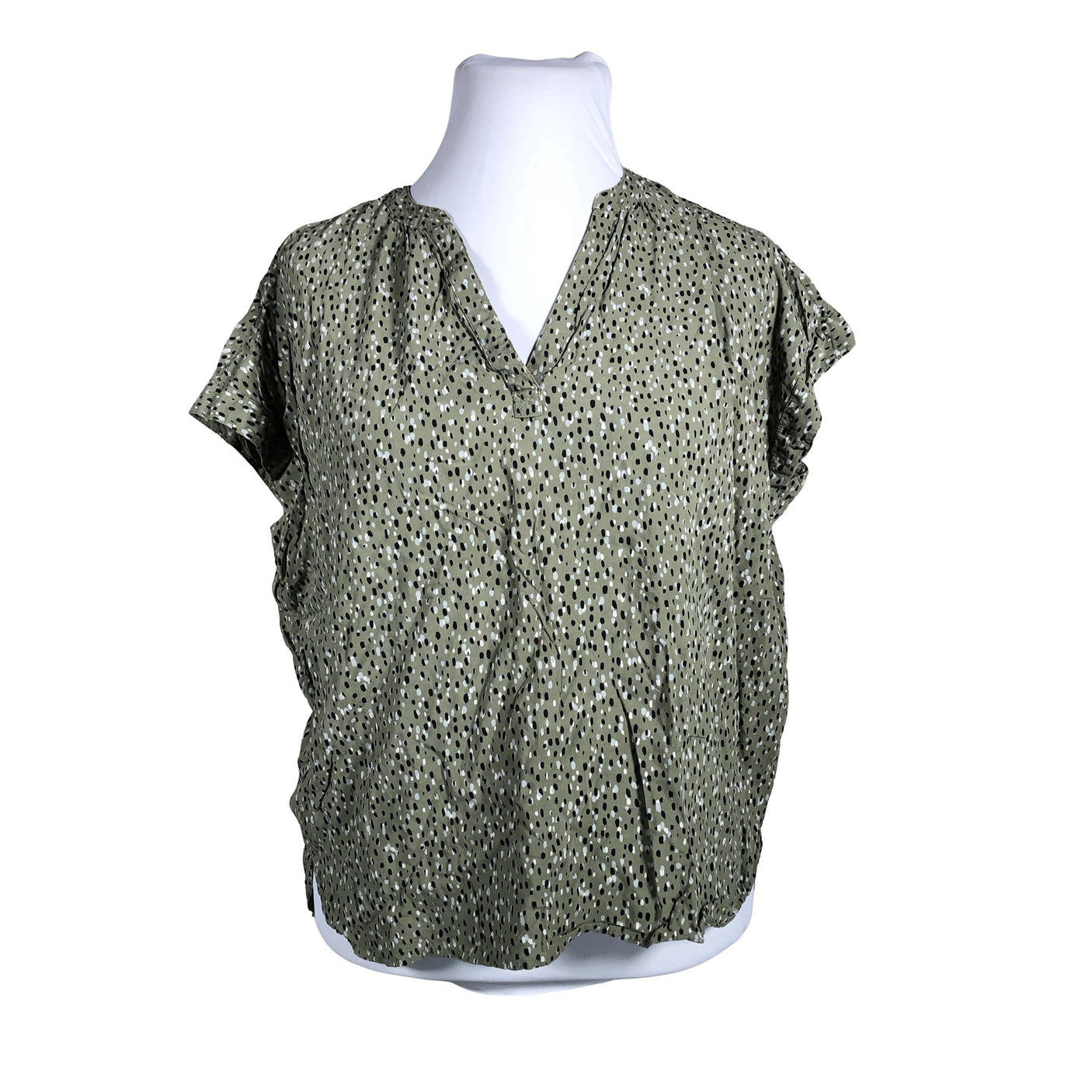 Unisex Esprit - Lühikeste käistega pluus, suurus 42 - Roheline (1)