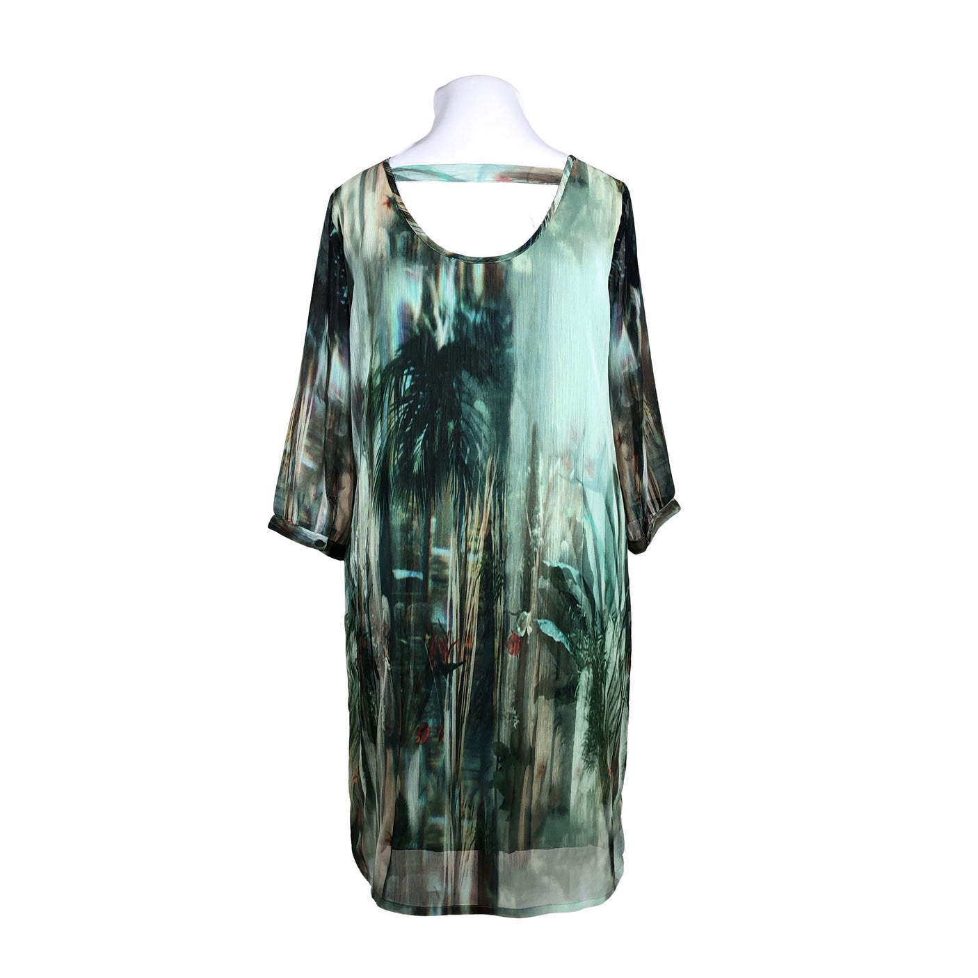 Unisex Cream - Õhuke kleit, suurus 42 - Roheline (2)