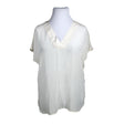 Unisex Marella - Lühikeste käistega pluus, suurus 42 - Valge ()