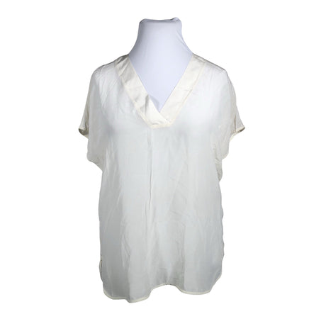Unisex Marella - Lühikeste käistega pluus, suurus 42 - Valge ()