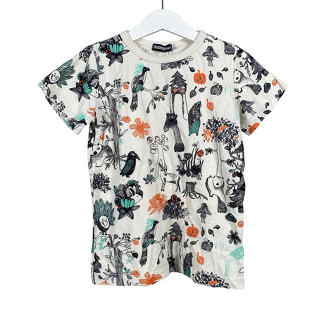 Unisex Aarrelabel - T-särk, suurus 122 - 128 - Valge ()