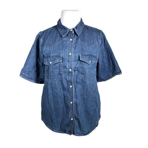 Unisex Ivy & Oak - Teksasärk, suurus 44 - Sinine (1)