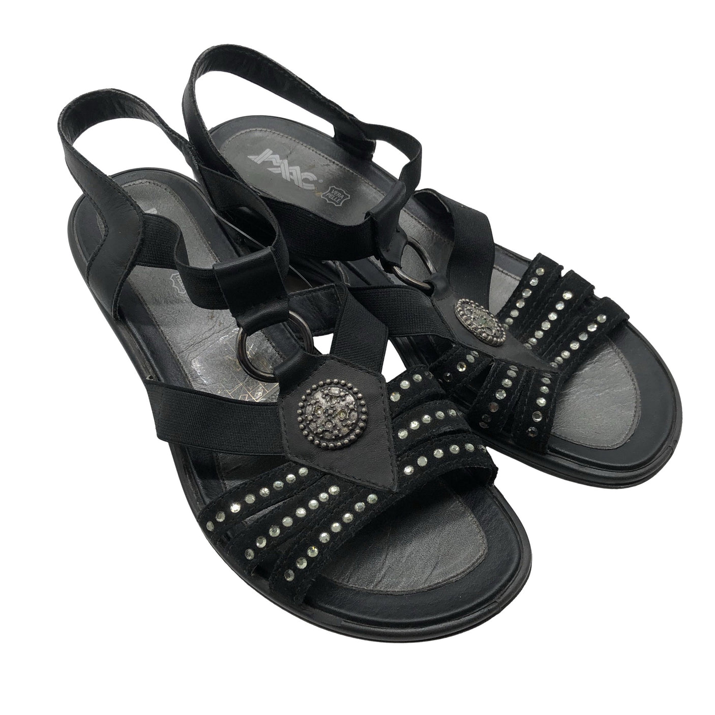 Unisex Imac - Kiilkontsaga rihmikud, suurus 38 - Must (2)