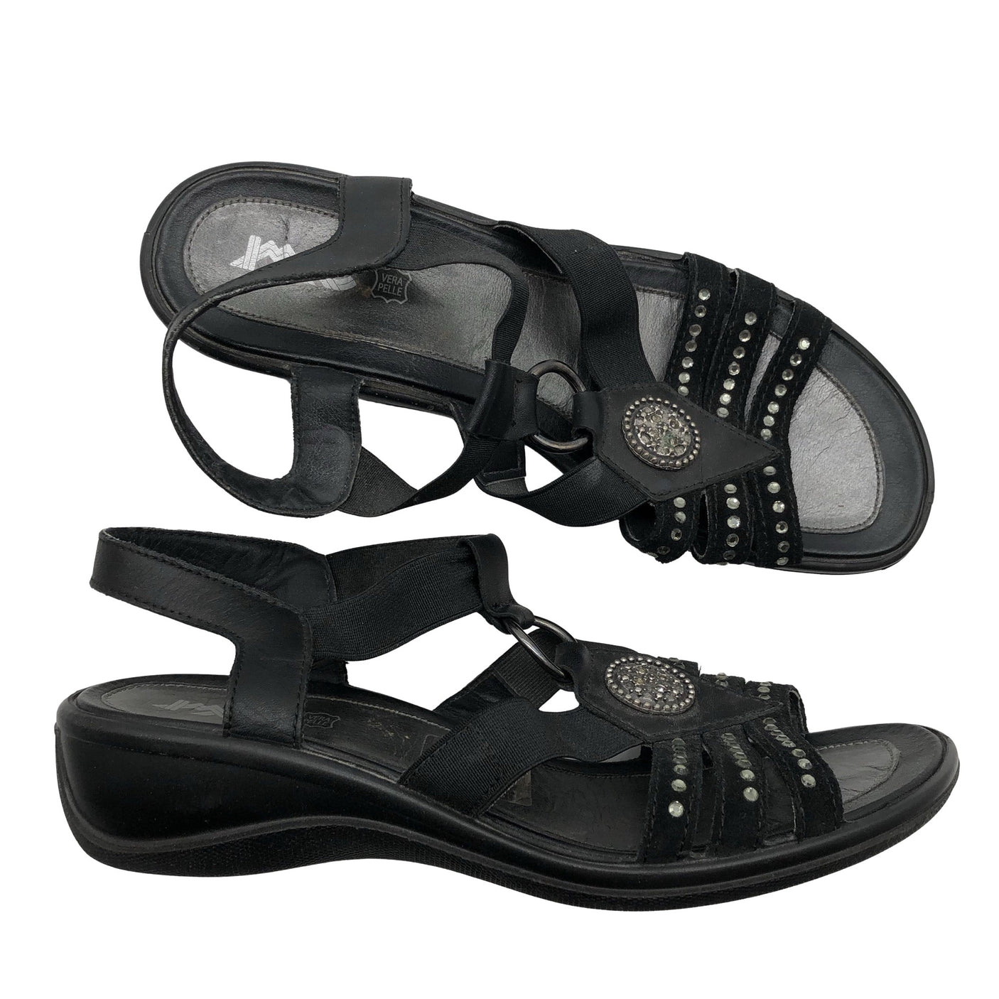 Unisex Imac - Kiilkontsaga rihmikud, suurus 38 - Must (1)
