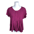 Unisex The Masai - Lühikeste käistega pluus, suurus 40 - Lilla ()