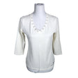 Unisex Betty Barclay - Trikotaažist pluus, suurus 38 - Valge ()