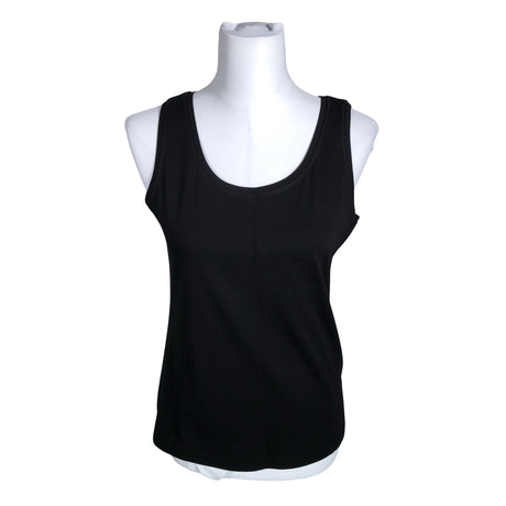 Unisex Global - Trikotaažist topp, suurus 38 - Must ()