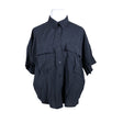 Unisex Lindex - Lühikeste käistega pluus, suurus 42 - Sinine ()