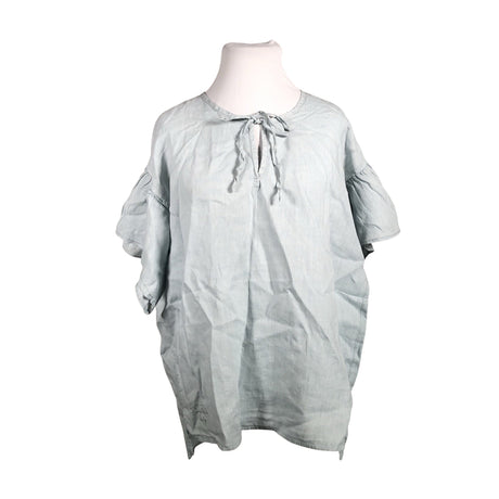 Unisex Bohemiana - Lühikeste käistega pluus, suurus 44 - Helesinine ()
