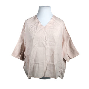 Unisex Bohemiana - Lühikeste käistega pluus, suurus 42 - Heleroosa (1)