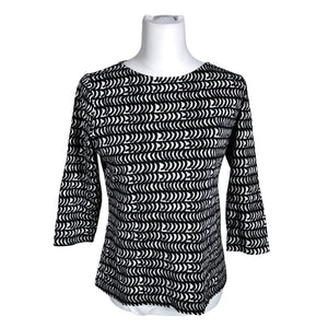 Unisex Marimekko - Trikotaažist pluus, suurus 38 - Must (1)
