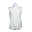 Unisex Maison Scotch - Lühikeste käistega pluus, suurus 38 - Looduslik valge ()