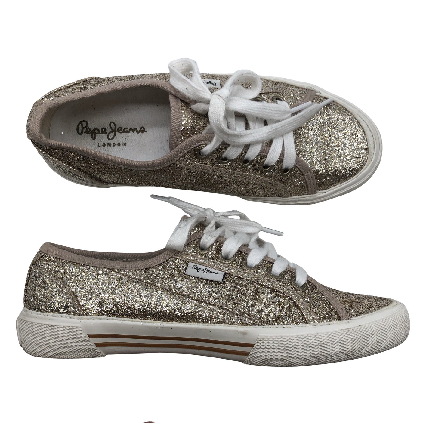 Unisex Pepe Jeans - Tennised, suurus 36 - Kuld (1)