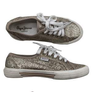 Unisex Pepe Jeans - Tennised, suurus 36 - Kuld (1)