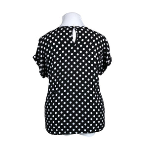 Unisex Nanso - Lühikeste käistega pluus, suurus 42 - Must (2)