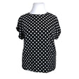 Unisex Nanso - Lühikeste käistega pluus, suurus 42 - Must ()