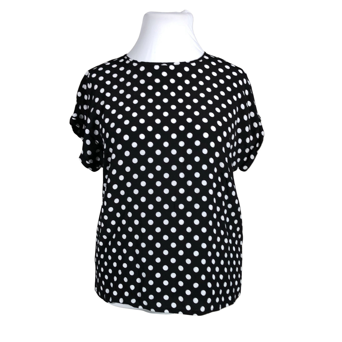 Unisex Nanso - Lühikeste käistega pluus, suurus 42 - Must (1)