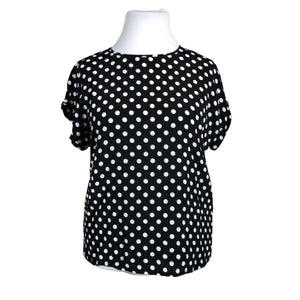 Unisex Nanso - Lühikeste käistega pluus, suurus 42 - Must (1)