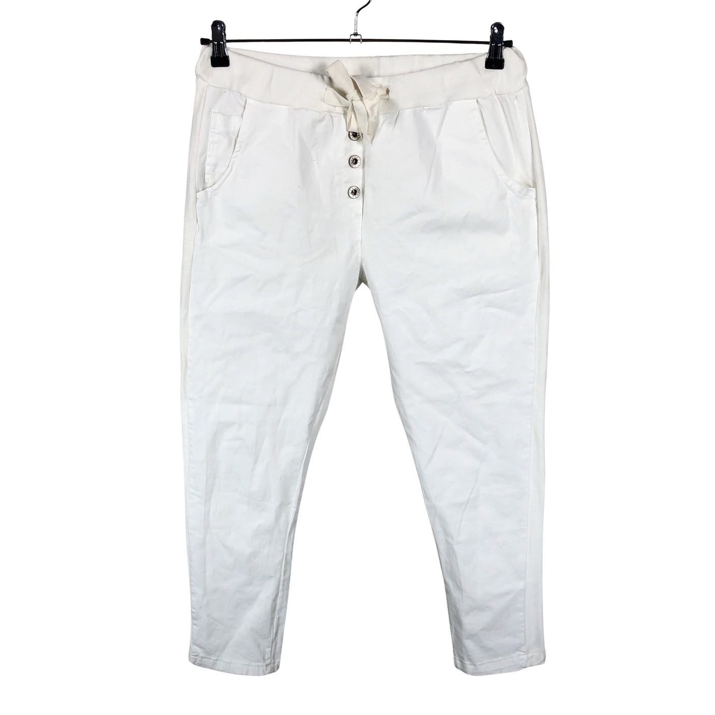 Unisex Perfect Jeans - Teksad, suurus 42 - Valge (1)