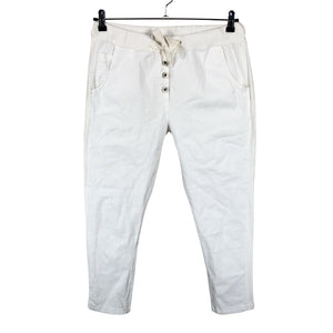 Unisex Perfect Jeans - Teksad, suurus 42 - Valge (1)