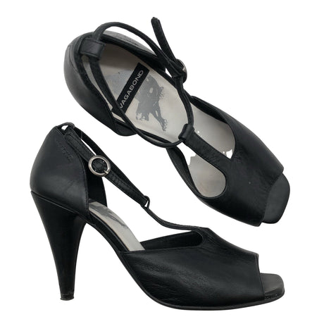 Unisex Vagabond - Lahtise ninaga kontsakingad, suurus 35 - Must ()