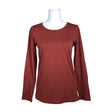 Unisex Tom Tailor - Trikotaažist pluus, suurus 40 - Veinipunane ()