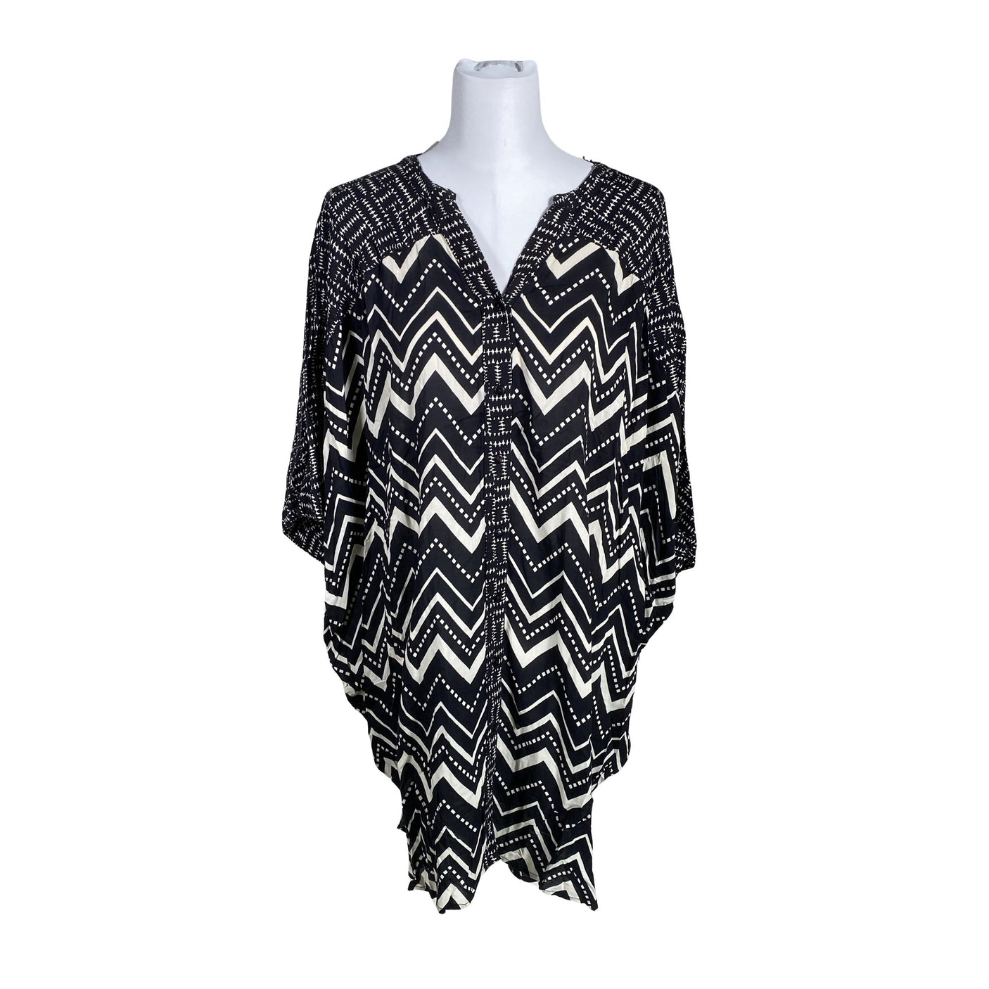 Unisex Lindex - Mitteveniv tuunika, suurus 36 - Must (1)
